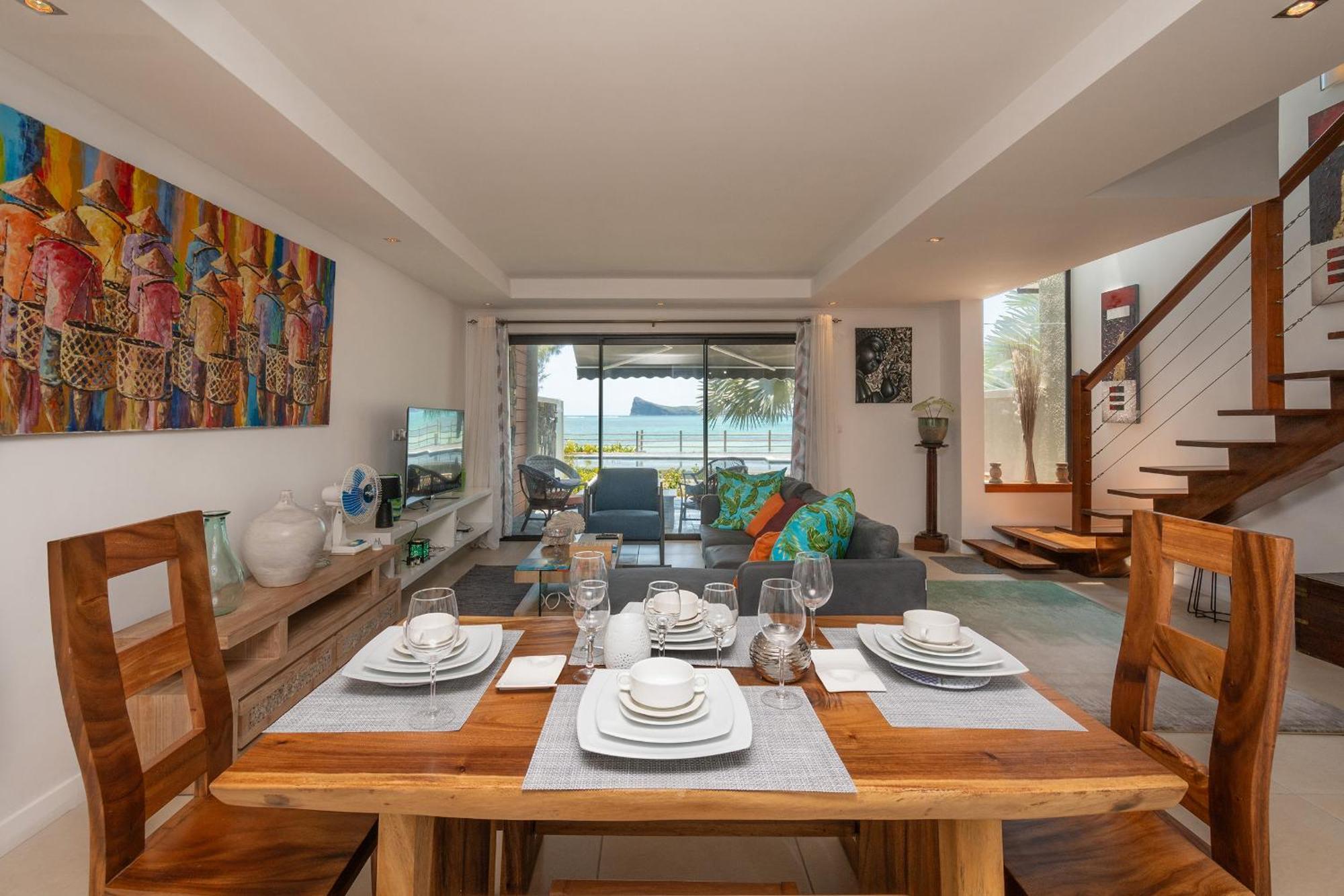 Luxury Beachfront Duplex, Coin De Mire View / 3Bed Cap Malheureux Exterior photo